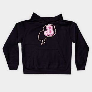 Barbie Outline Kids Hoodie